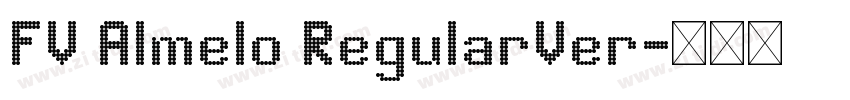 FV Almelo RegularVer字体转换